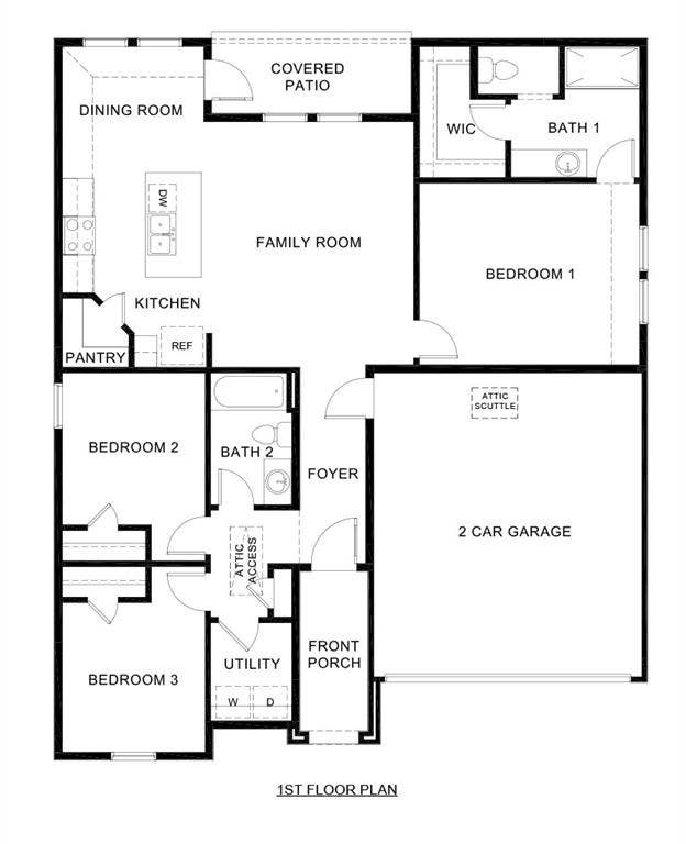 193 Brooks Street, Bullard, TX 75757 Floor plan