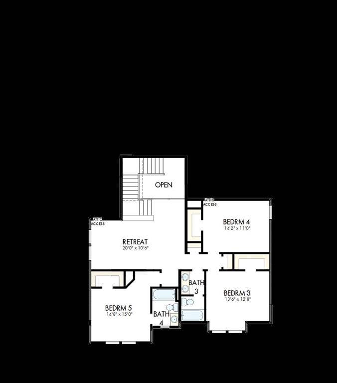 2008 Starflower Street, Northlake, TX 76247 Floor plan
