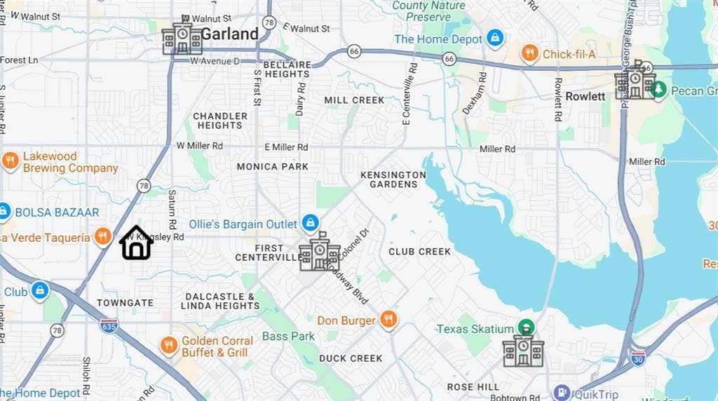 1822 Caldwell Drive, Garland, TX 75041 Schools