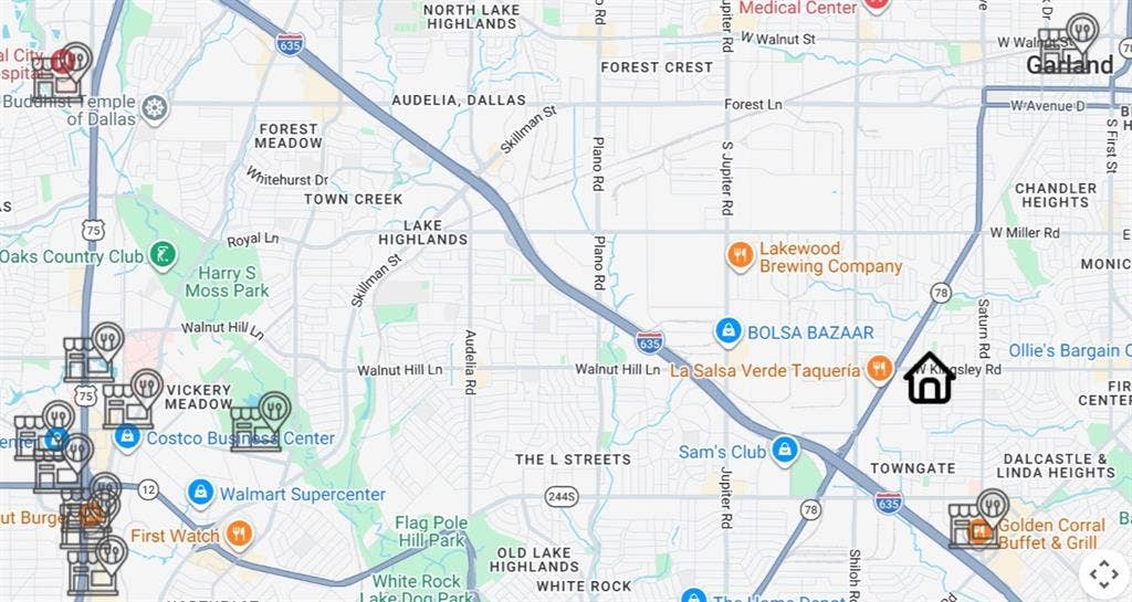1822 Caldwell Drive, Garland, TX 75041 Restaurants
