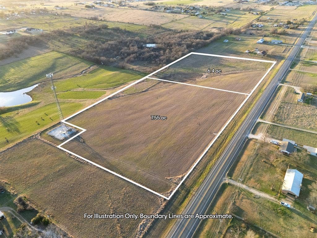 5854 Old Lorena Road, Lorena, TX 76655 Expansive land parcel featuring open fields and adjacent highway access