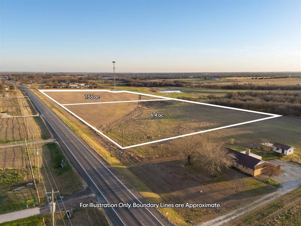 5854 Old Lorena Road, Lorena, TX 76655 Expansive raw land parcel with direct road frontage and natural tree coverage