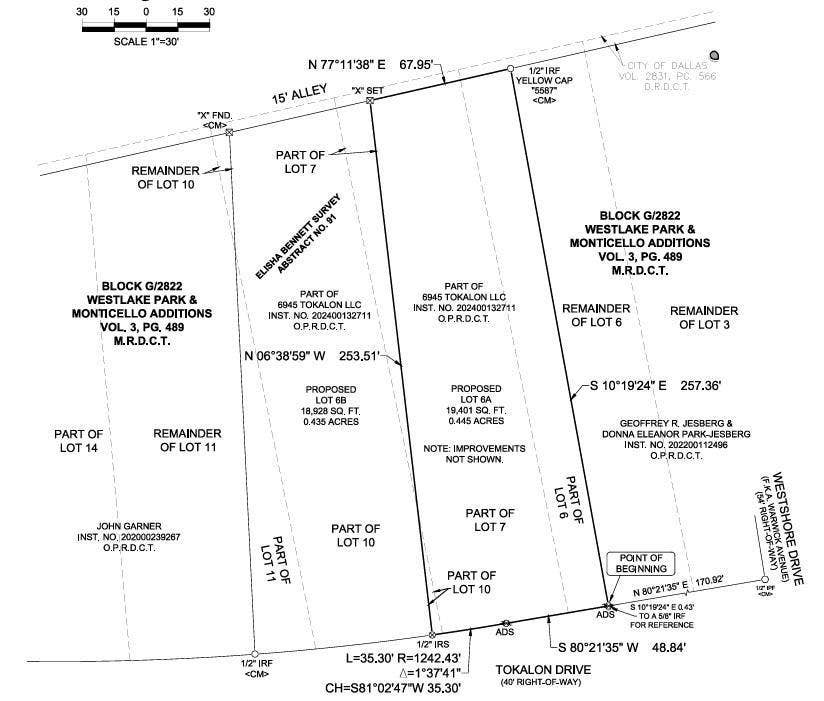 6951 Tokalon Drive, Dallas, TX 75214 6951 Tokalon Drive, Dallas, TX 75214