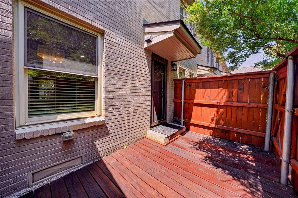 6435 Oriole Drive, #6435, Dallas, TX 75209 View of the back door.