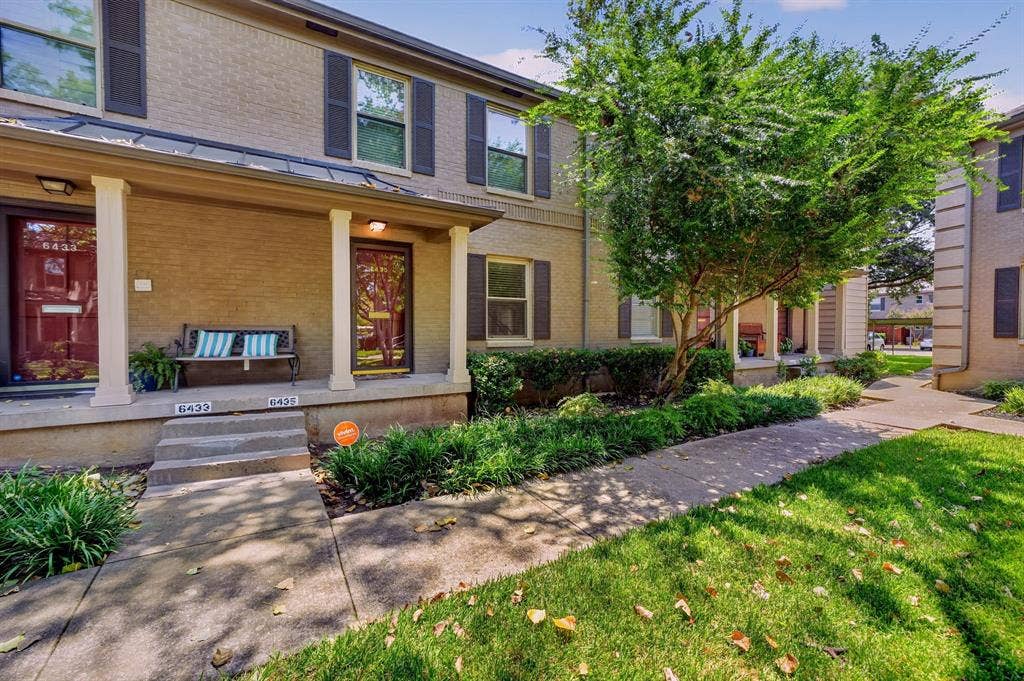 6435 Oriole Drive, #6435, Dallas, TX 75209 A covered front porch welcomes you to 6435 Oriole.