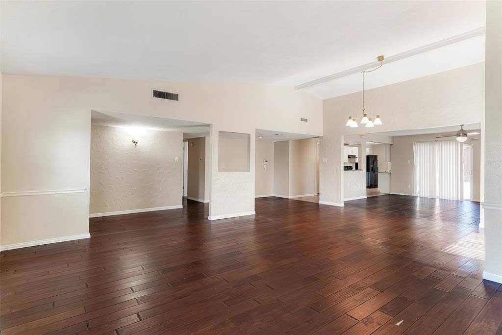 925 Lombardy Drive, Plano, TX 75023 Living Room With Wood Floors