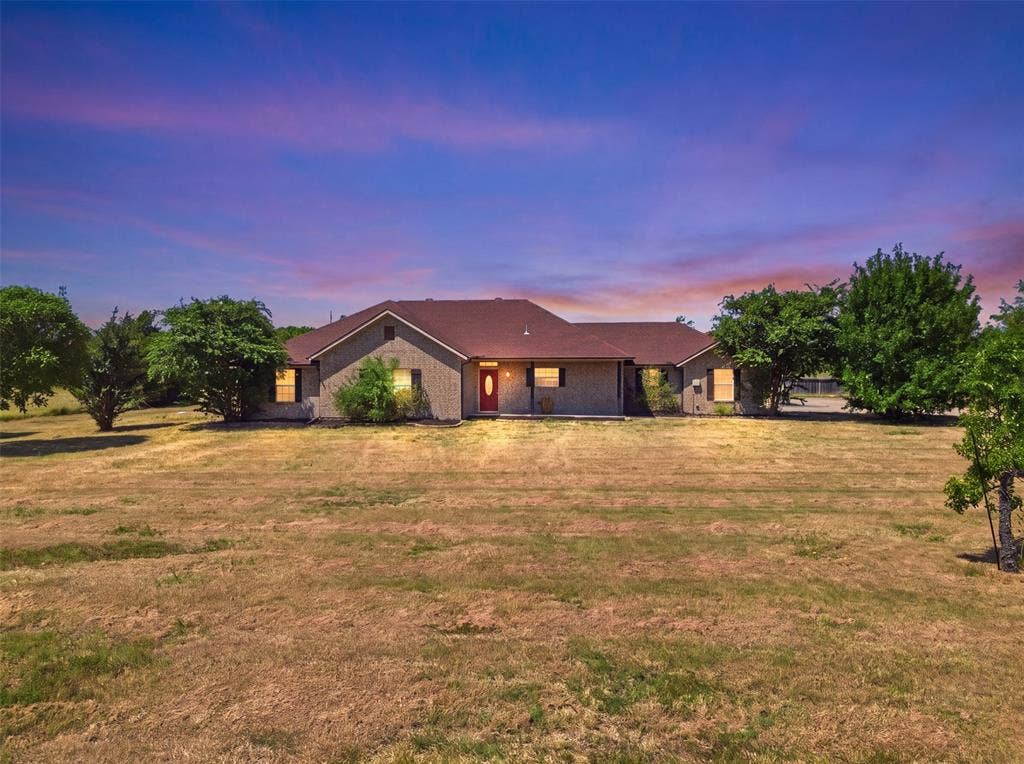 5642 County Road 597, Farmersville, TX 75442 Virtual Photo to depict the property at Twilight.