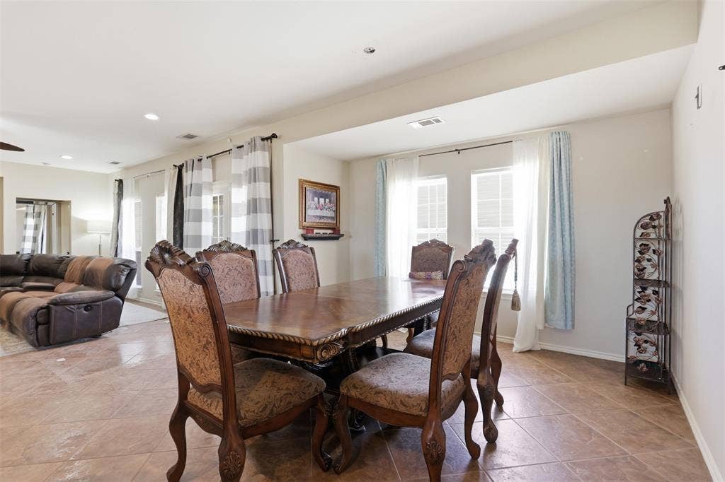 5642 County Road 597, Farmersville, TX 75442 Alternate view of dining area looking towards the living room.