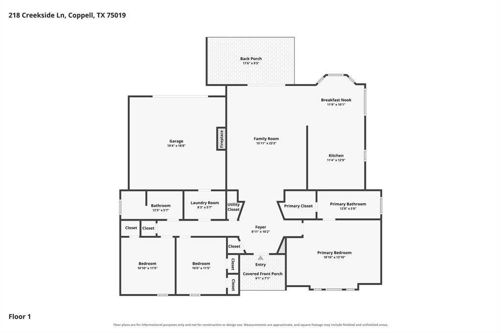 218 Creekside Lane, Coppell, TX 75019 218 Creekside Lane, Coppell, TX 75019