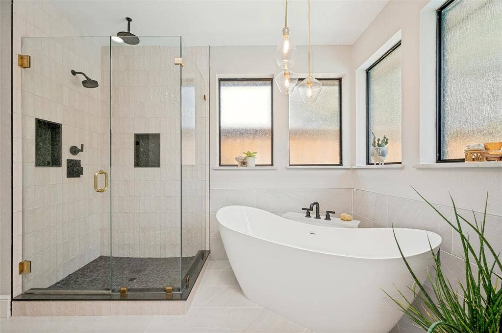 3916 Tumbril Lane, Plano, TX 75023 Completely remodeled Primary Bath in 2025