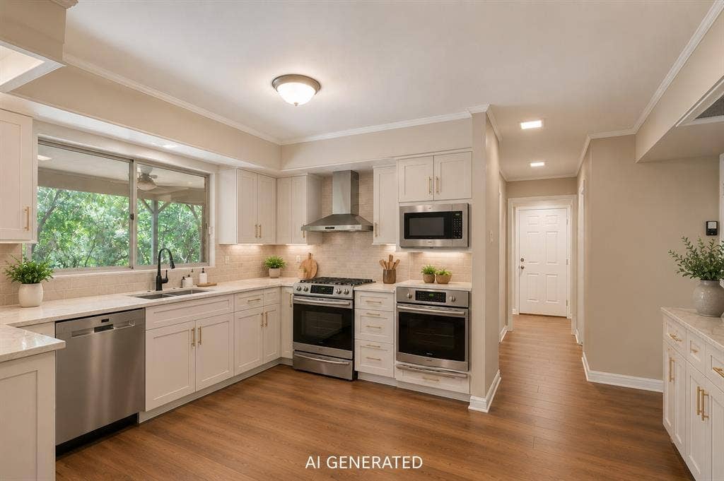 3400 Timbermill Road, Waco, TX 76710 AI generated to show kitchen potential