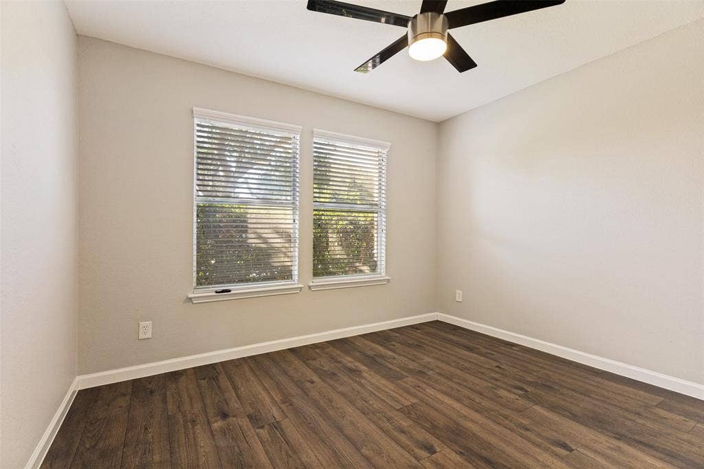 Office located off front entry hall.- Empty