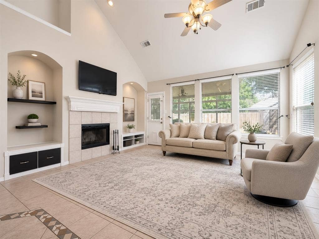 4205 Creek Falls Drive, Corinth, TX 76208 Gas fireplace