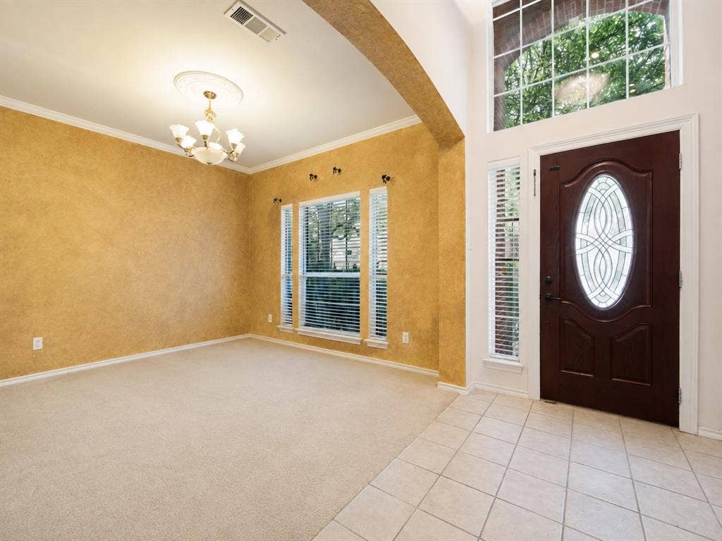 4205 Creek Falls Drive, Corinth, TX 76208 Entry and formal dining room