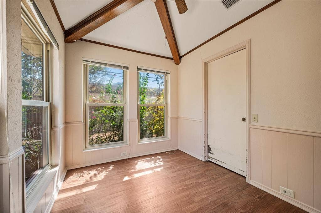 Office/dining room/living area