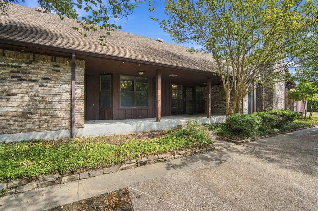 Large covered patio