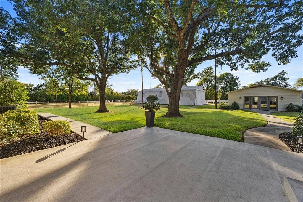 From back porch to Guest House and Shop