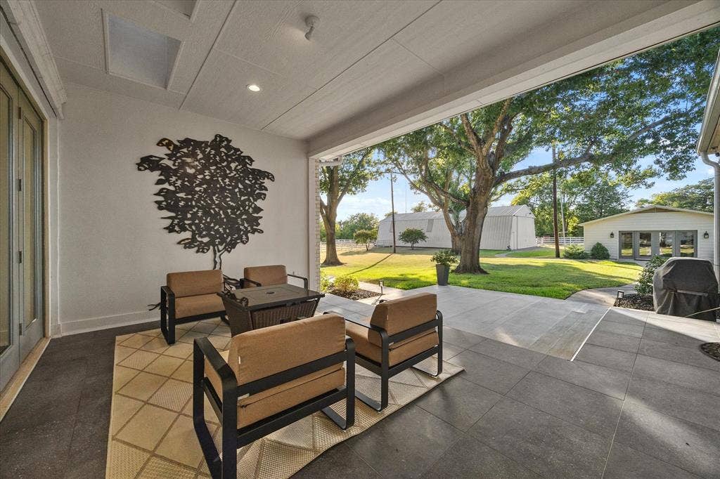 Covered Back Porch