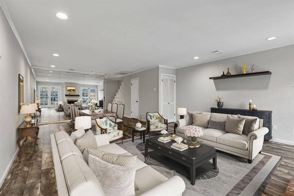 4017 Buena Vista Street, #103, Dallas, TX 75204 Virtually staged