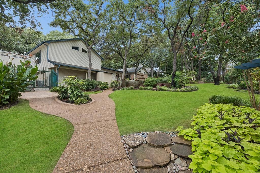 1012 Spanish Trail, Keller, TX 76262 View from workshop in backyard.