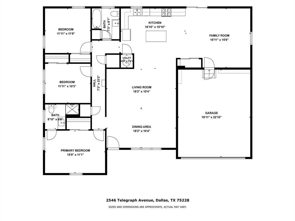 2546 Telegraph Avenue, Dallas, TX 75228 2546 Telegraph Avenue, Dallas, TX 75228