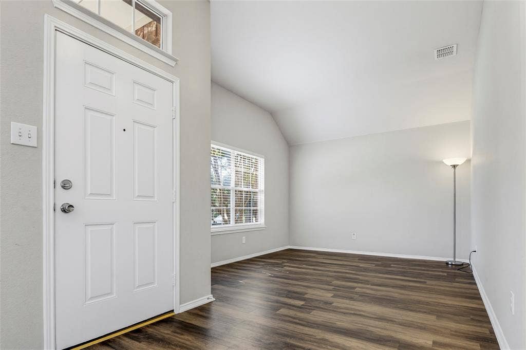 3408 Loblolly Lane, McKinney, TX 75070 The formal living room is a great space to greet guests. French doors could easily be added to turn this space into a work-from-home office.