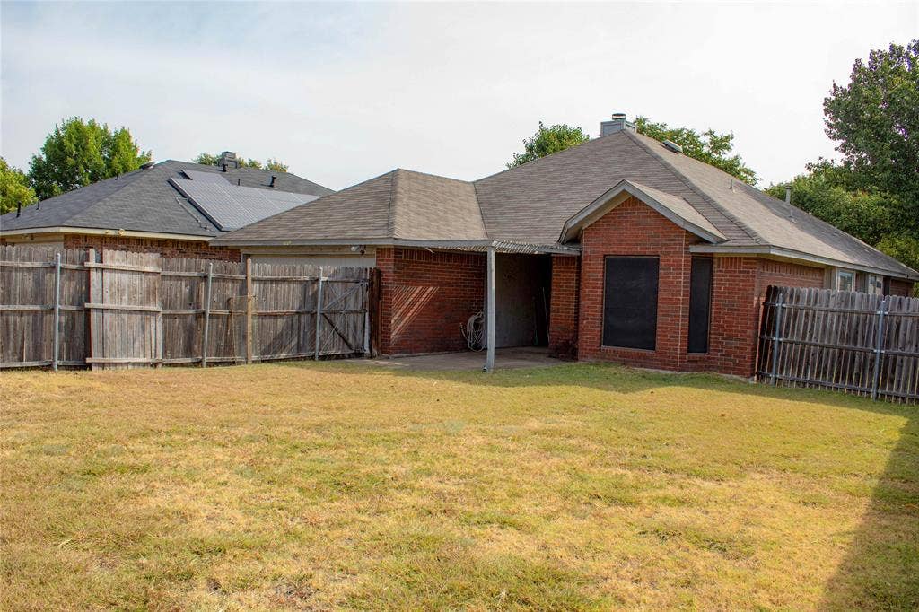 1629 Tuley Street, Cedar Hill, TX 75104 Backyard view