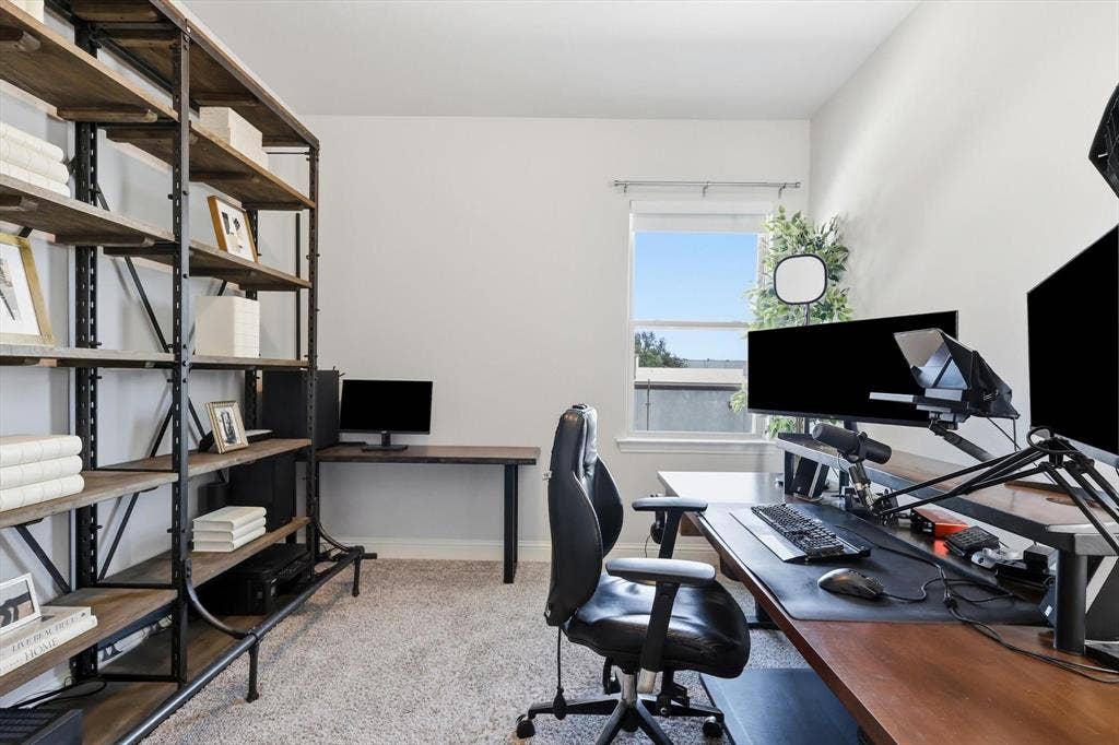 12952 Wymeth Drive, Farmers Branch, TX 75234 Secondary bedroom, currently being used as an office.