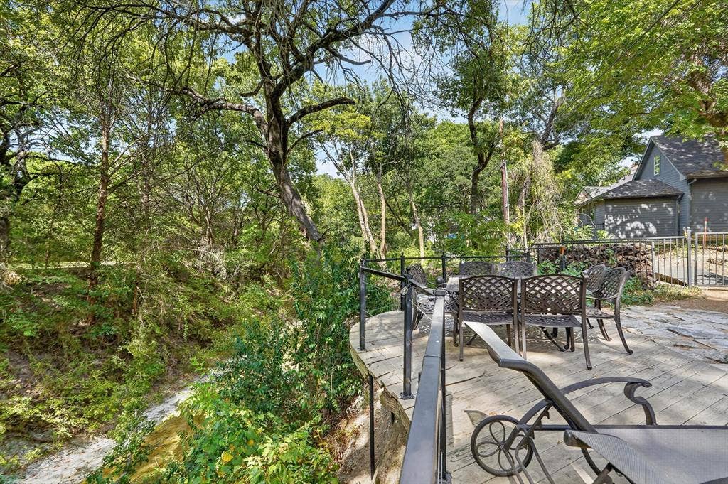 731 Creekwood Drive N, Fairview, TX 75069 Deck overlooking the creek
