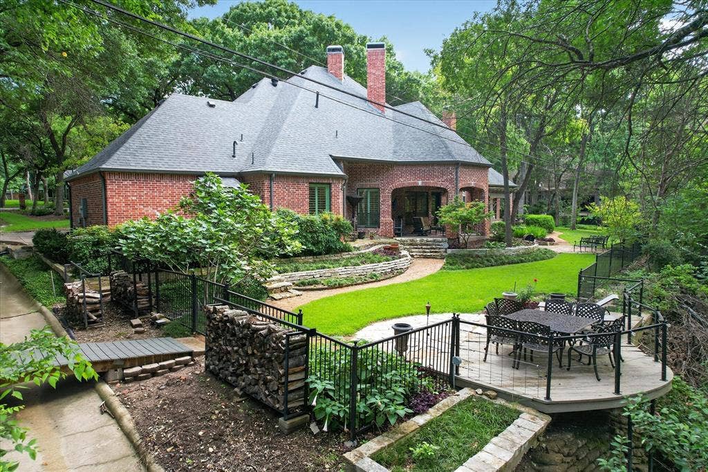 731 Creekwood Drive N, Fairview, TX 75069 Stunning lot with mature trees. Enjoy private, tranquil creek views