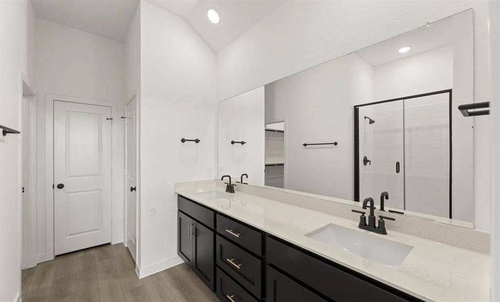 3643 Castle Drive, Celina, TX 75009 Primary Bathroom Representative Photo featuring the Noir Collection