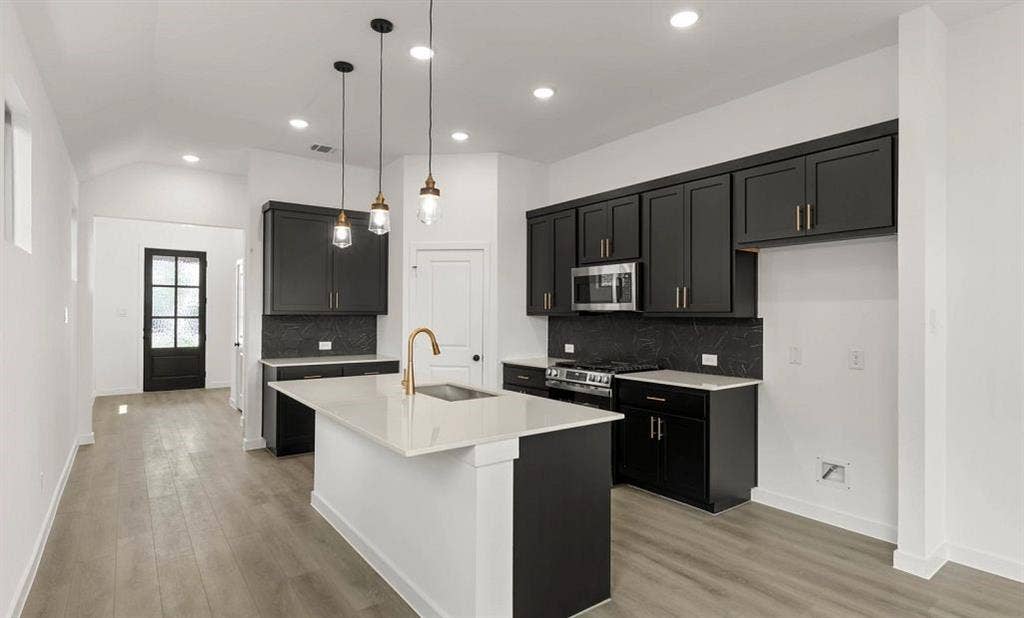 3643 Castle Drive, Celina, TX 75009 Kitchen Representative Photo featuring the Noir Collection