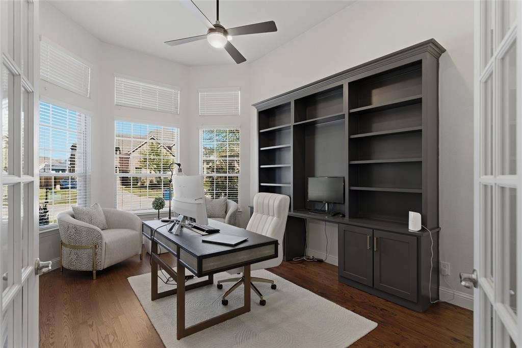 2801 Seabiscuit Road, Celina, TX 75009 Large office with built in cabinets, perfect for work at home