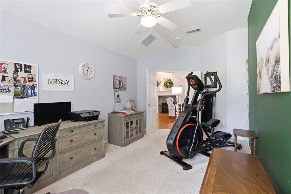 2307 Bristol Drive, Carrollton, TX 75006 Third Bedroom or Home Office