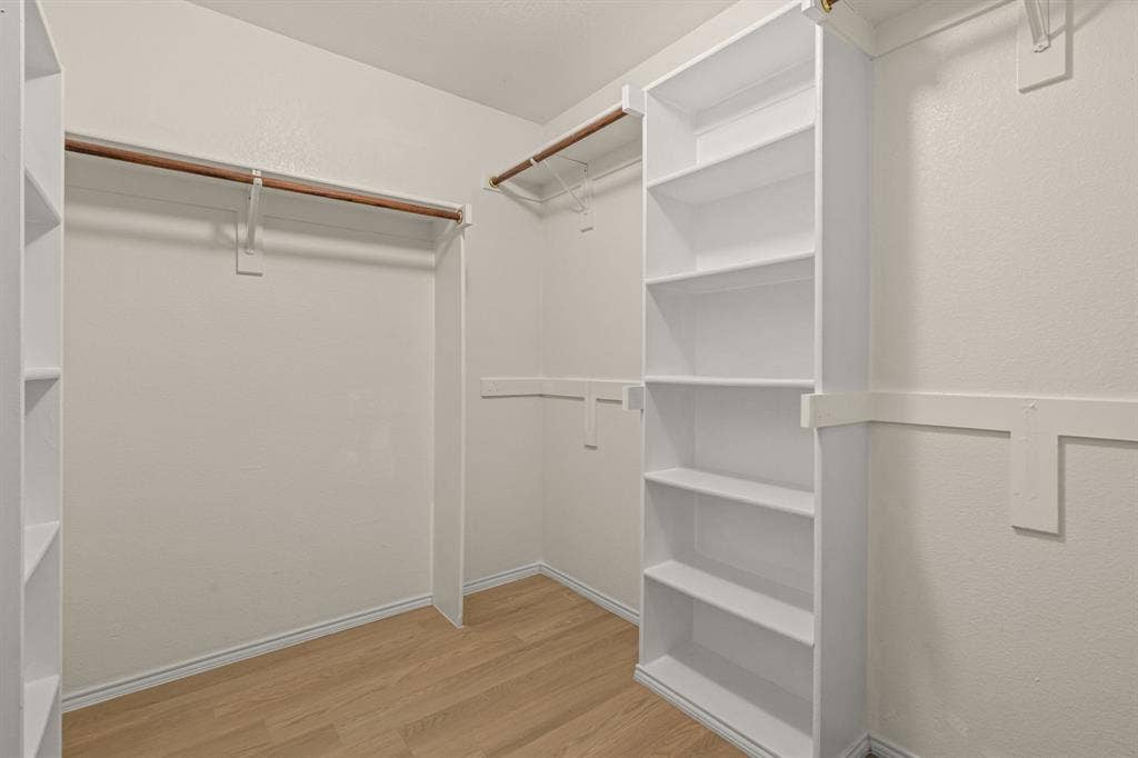 Huge primary closet