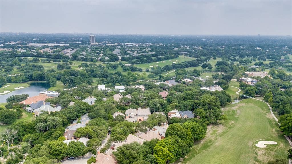17316 Club Hill Lane, Dallas, TX 75248 Aerial views of Bent Tree golf course and highly sought after Bent Tree Royal neighborhood