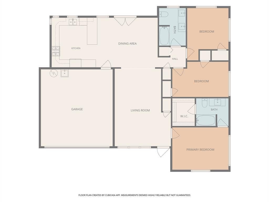 529 Carol Court, Richardson, TX 75081 Floor plan.