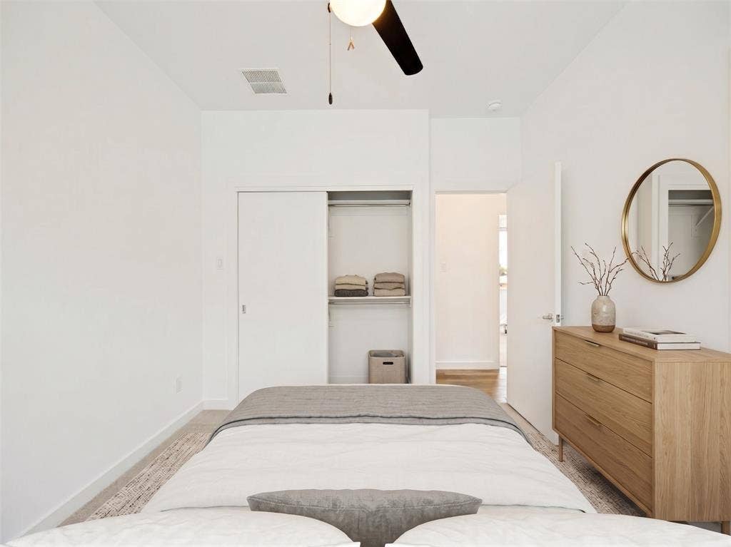 5020 Bryan Street, #305, Dallas, TX 75206 Staged bedroom 2