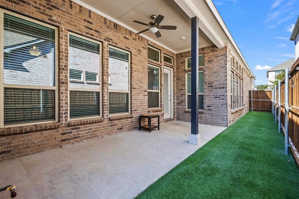 Covered patio