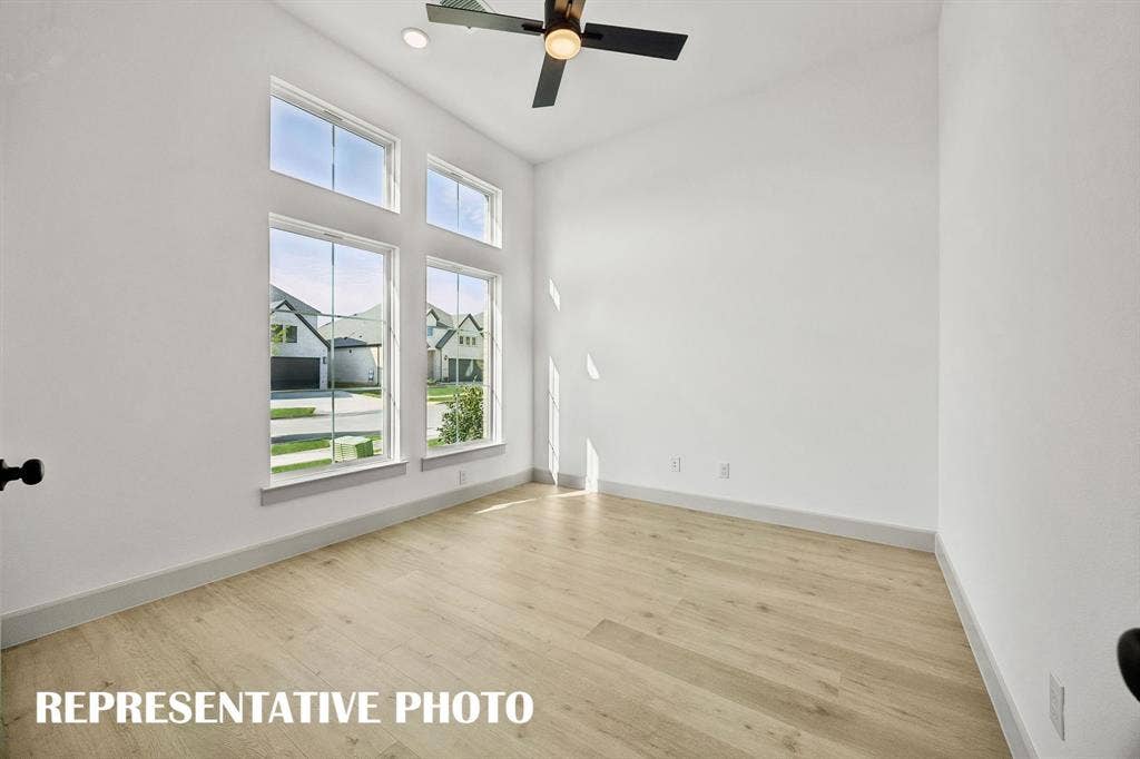 2629 Radiant Way, Celina, TX 75009 The professional needing to work from home will enjoy this light filled, private home office. REPRESENTATIVE PHOTO