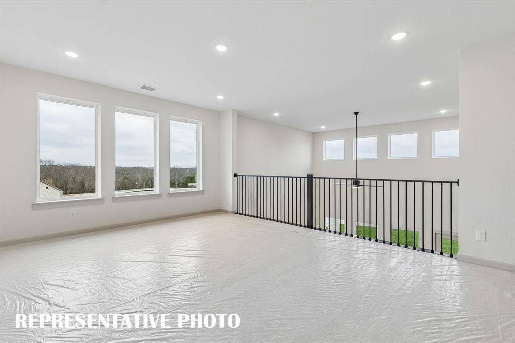2625 Radiant Way, Celina, TX 75009 You'll enjoy hosting big game day parties or family game night in this spacious game room! REPRESENTATIVE PHOTO