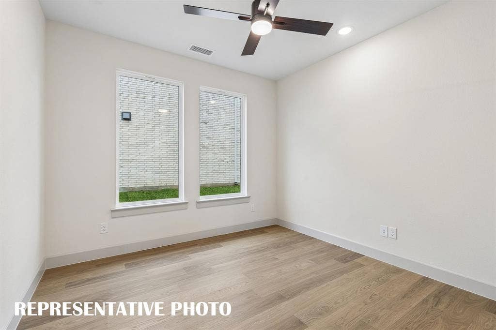 2625 Radiant Way, Celina, TX 75009 The professional working from home will appreciate this private, light filled home office. REPRESENTATIVE PHOTO