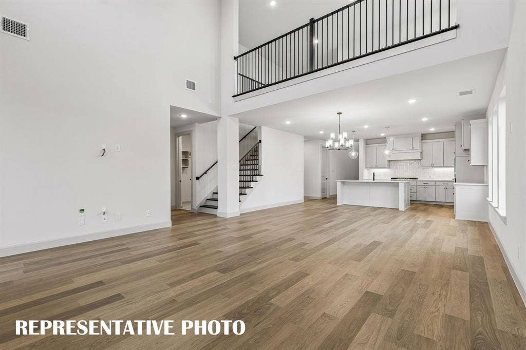 2625 Radiant Way, Celina, TX 75009 Whether it's lively gatherings or cozy family get togethers, this open concept design fits all occasions! REPRESENTATIVE PHOTO