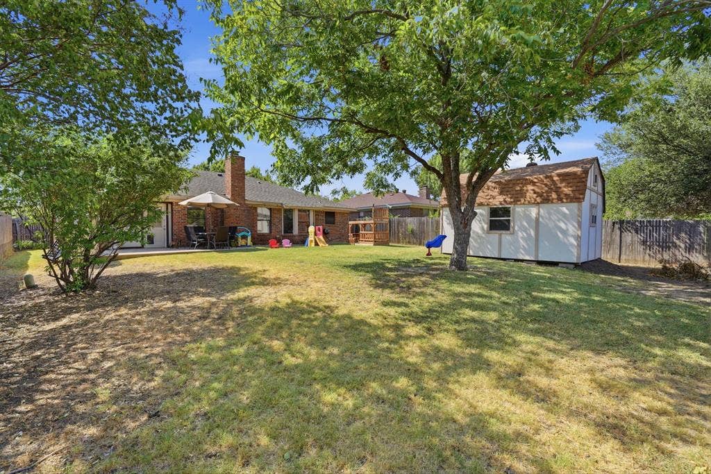8204 Lara Lane, Watauga, TX 76148 Large Yard with Mature Trees