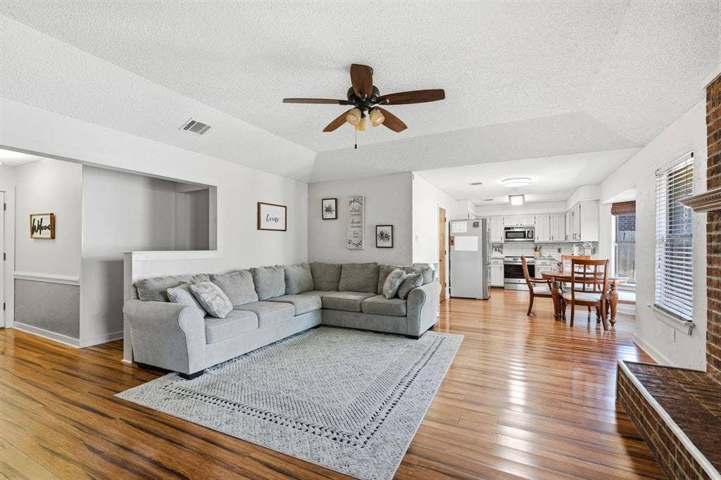 8204 Lara Lane, Watauga, TX 76148 Warm and Inviting Home iwth Neutral Paint and modern floors