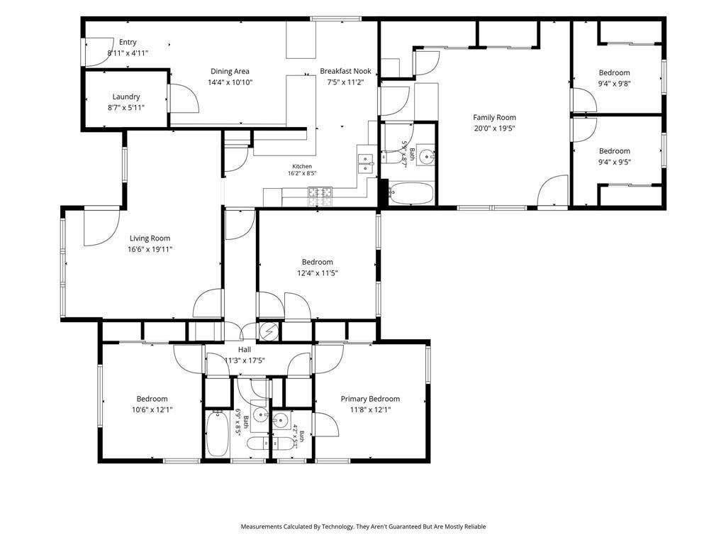 3214 Avon Street, Denton, TX 76209 Floor plan