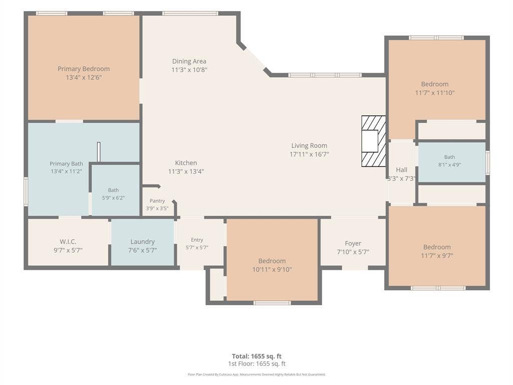 302 Grace Lane, Athens, TX 75751 4 Bedroom Floor Plan