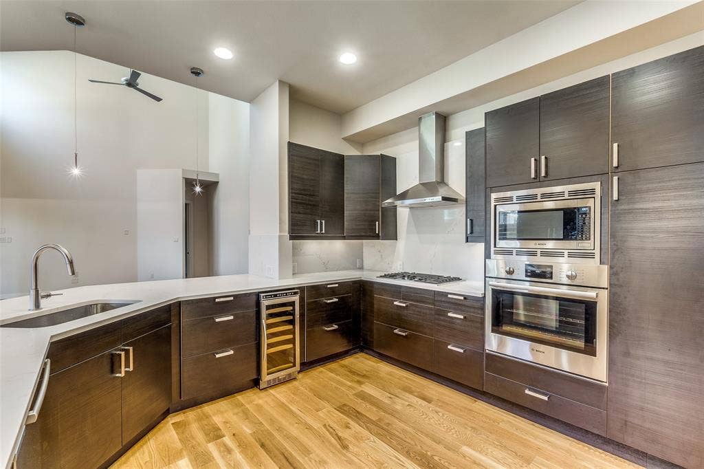 including a wine fridge!