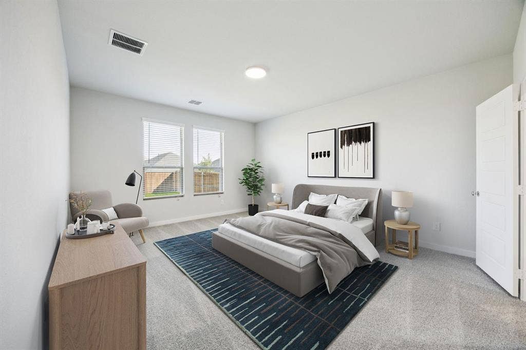 601 Huckleberry Drive, Lavon, TX 75166 Primary Suite in the Masters home plan by Trophy Signature Homes – REPRESENTATIVE PHOTO