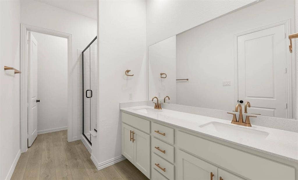 1000 Comfort Drive, Plano, TX 75075 Primary Bathroom Representative Photo featuring the Serene Collection